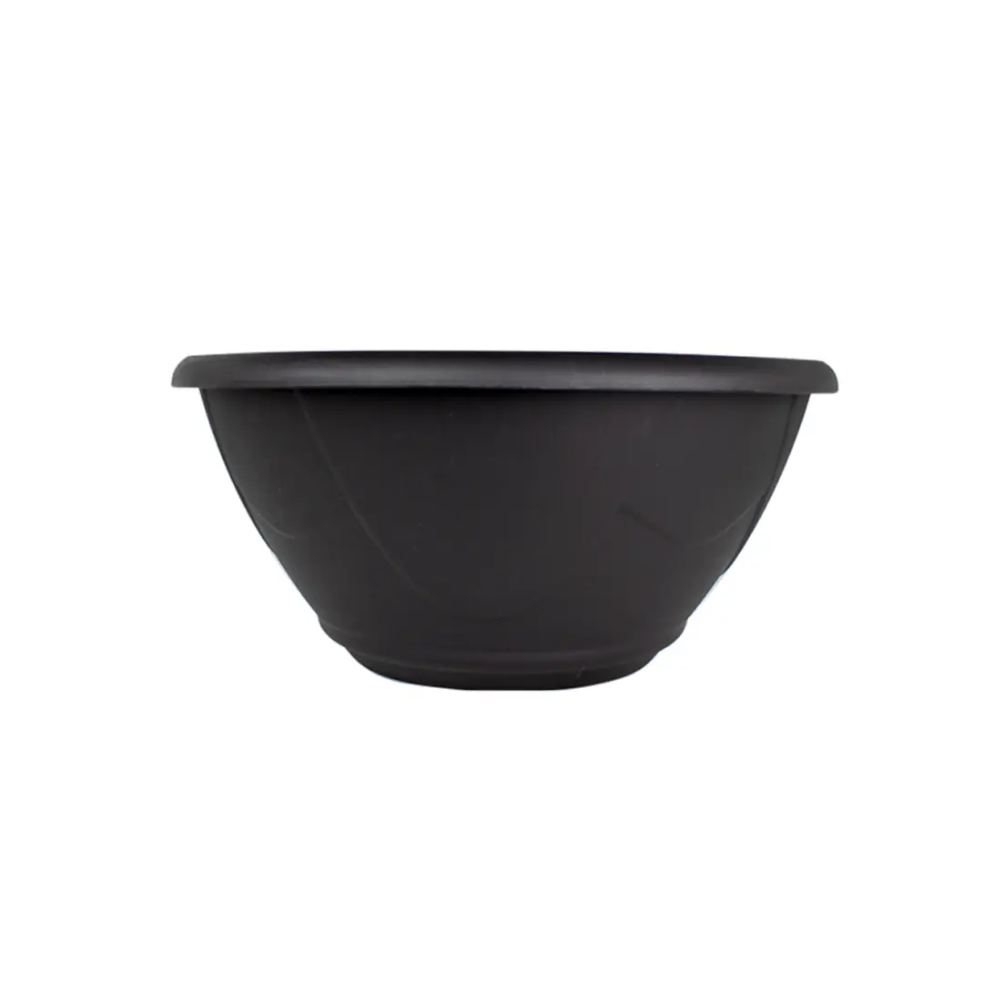 Vaso de Parede Plástico N°01 Preto Jorani Kit 6 Unidades