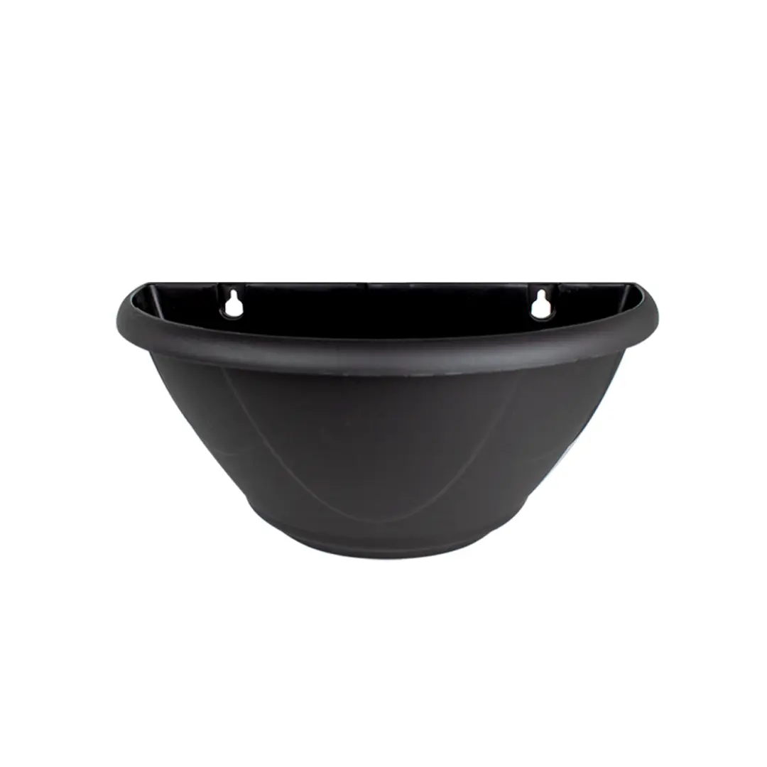 Vaso de Parede Plástico N°01 Preto Jorani