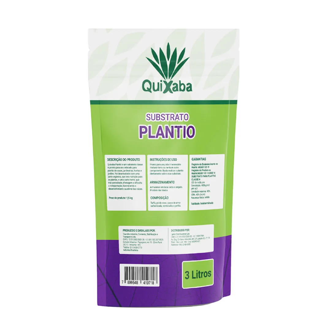 4x Substrato Plantio 3L Quixaba