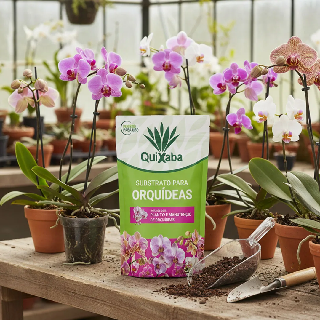 4x Substrato para Orquídeas 500g Quixaba