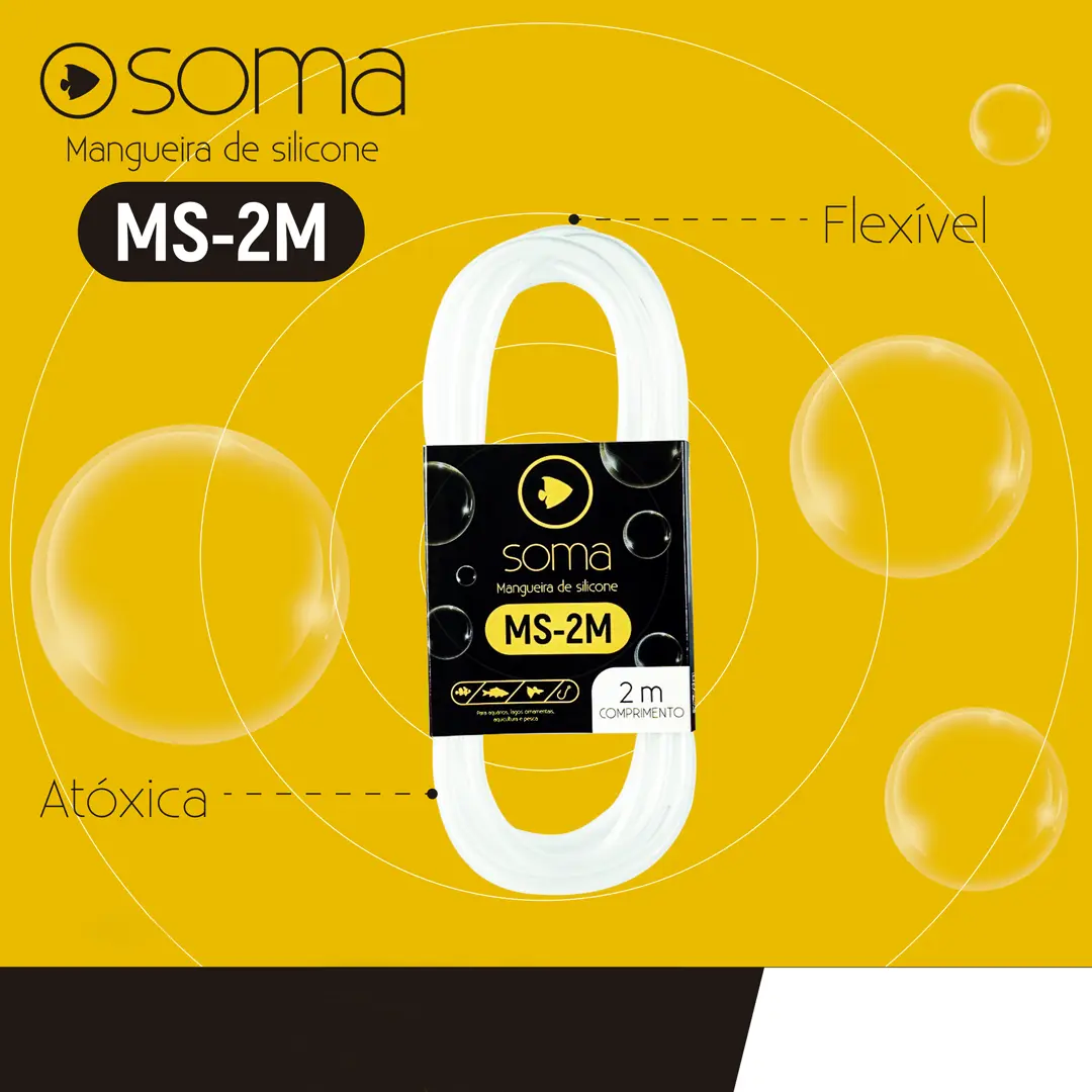 Mangueira de Silicone Soma MS-2M 2 metros
