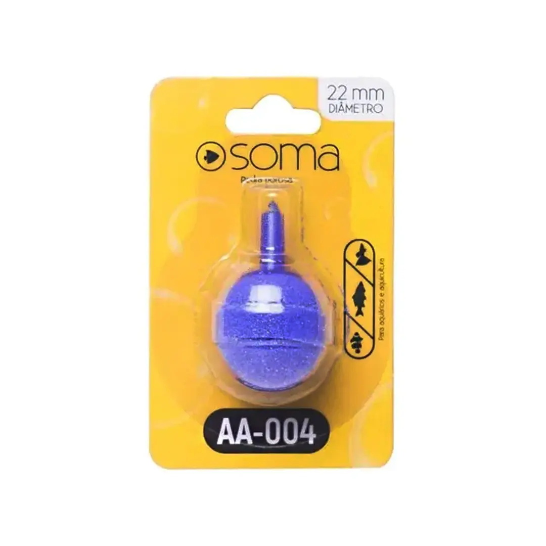 Pedra Porosa Redonda AA-004 22x22mm 1 Unidade