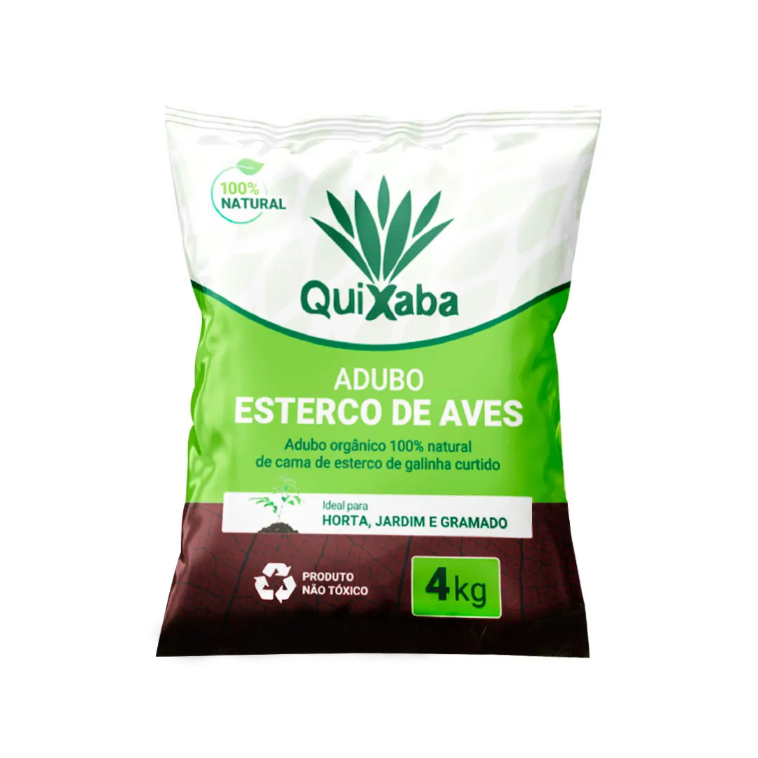 4x Esterco de Aves Quixaba 4Kg