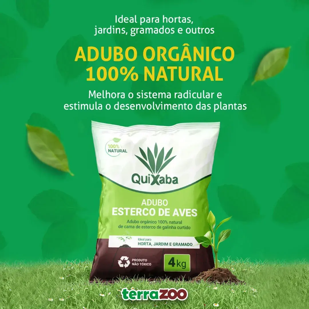 4x Esterco de Aves Quixaba 4Kg