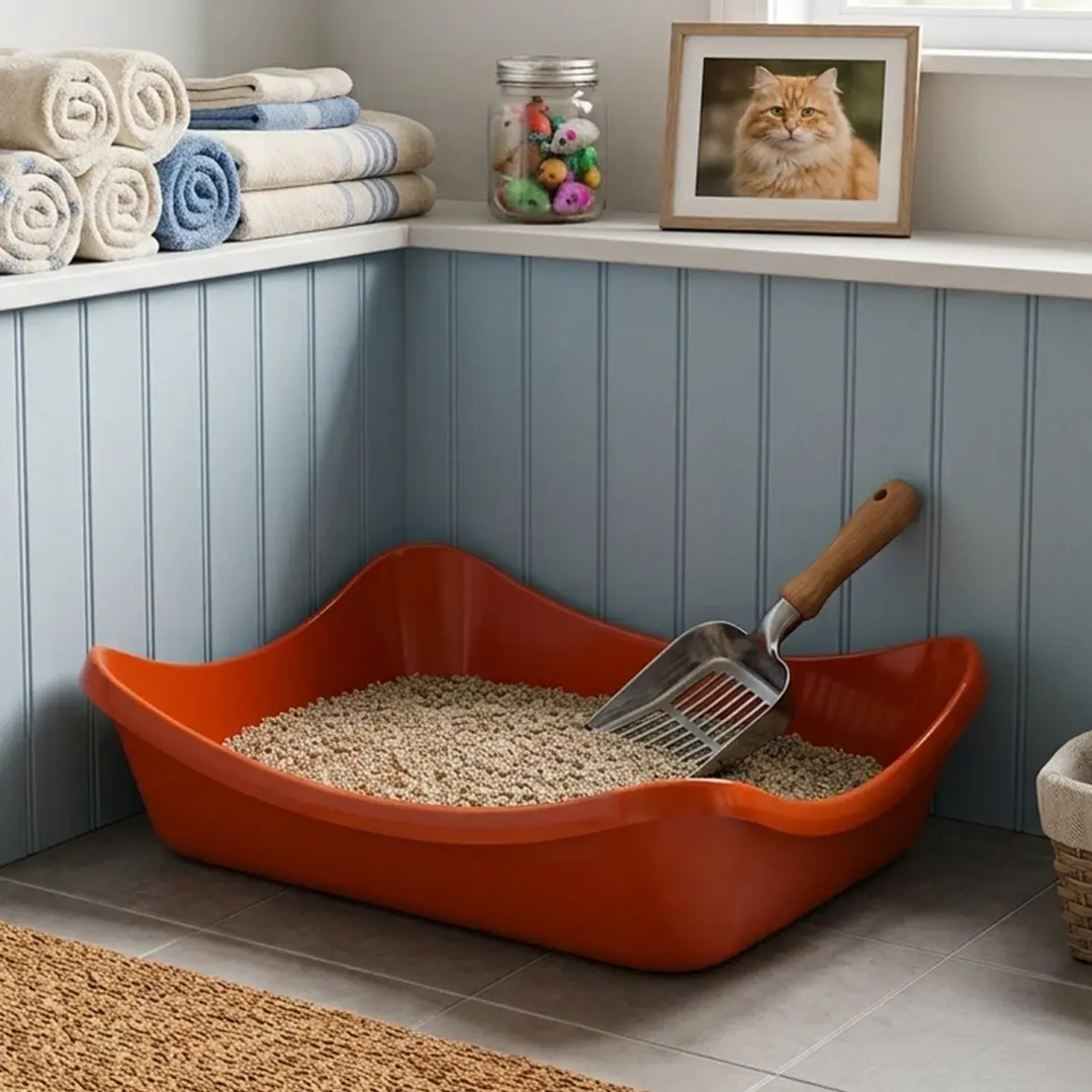 Bandeja Higiênica para Gatos Stark Wave Sandbox Cobre Stark Pet