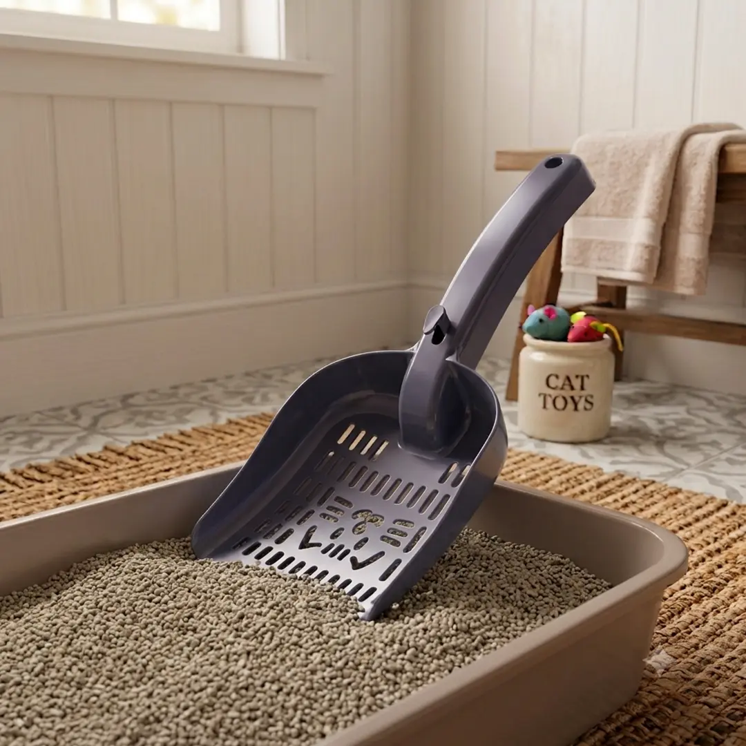 Pá Higiênica para Gatos Stark Cat Face Cinza Stark Pet