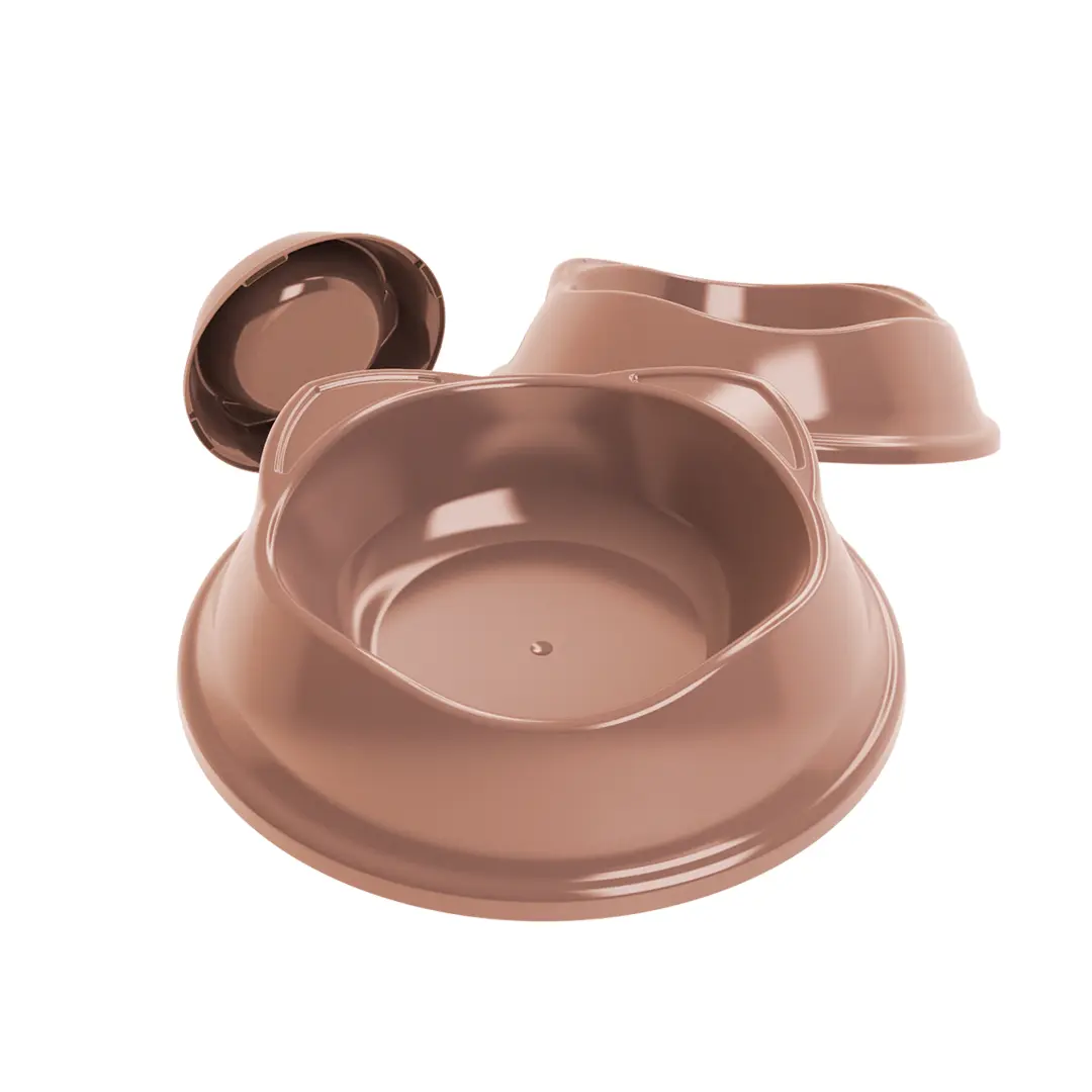 Comedouro Stark Cat Bowl Bege 150ml para Gatos Stark Pet