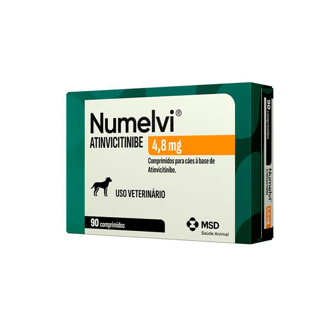 Numelvi 4,8mg para Cães 90 Comprimidos MSD