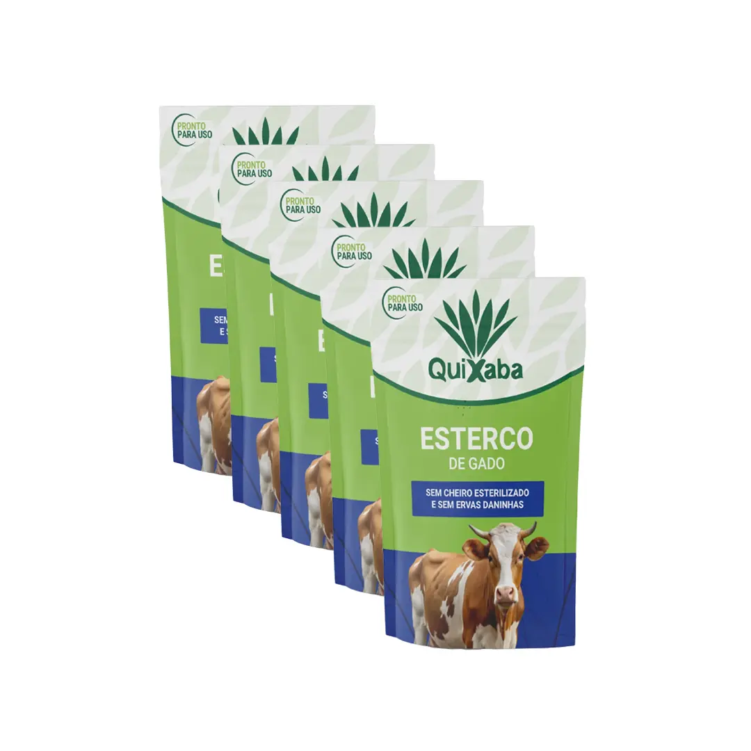 5x Esterco de Gado Quixaba 2Kg
