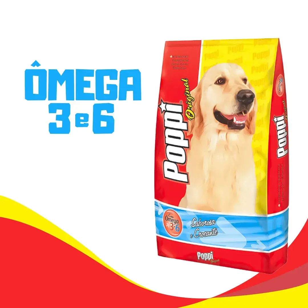 Ração Poppi Original para Cães Adultos 7Kg