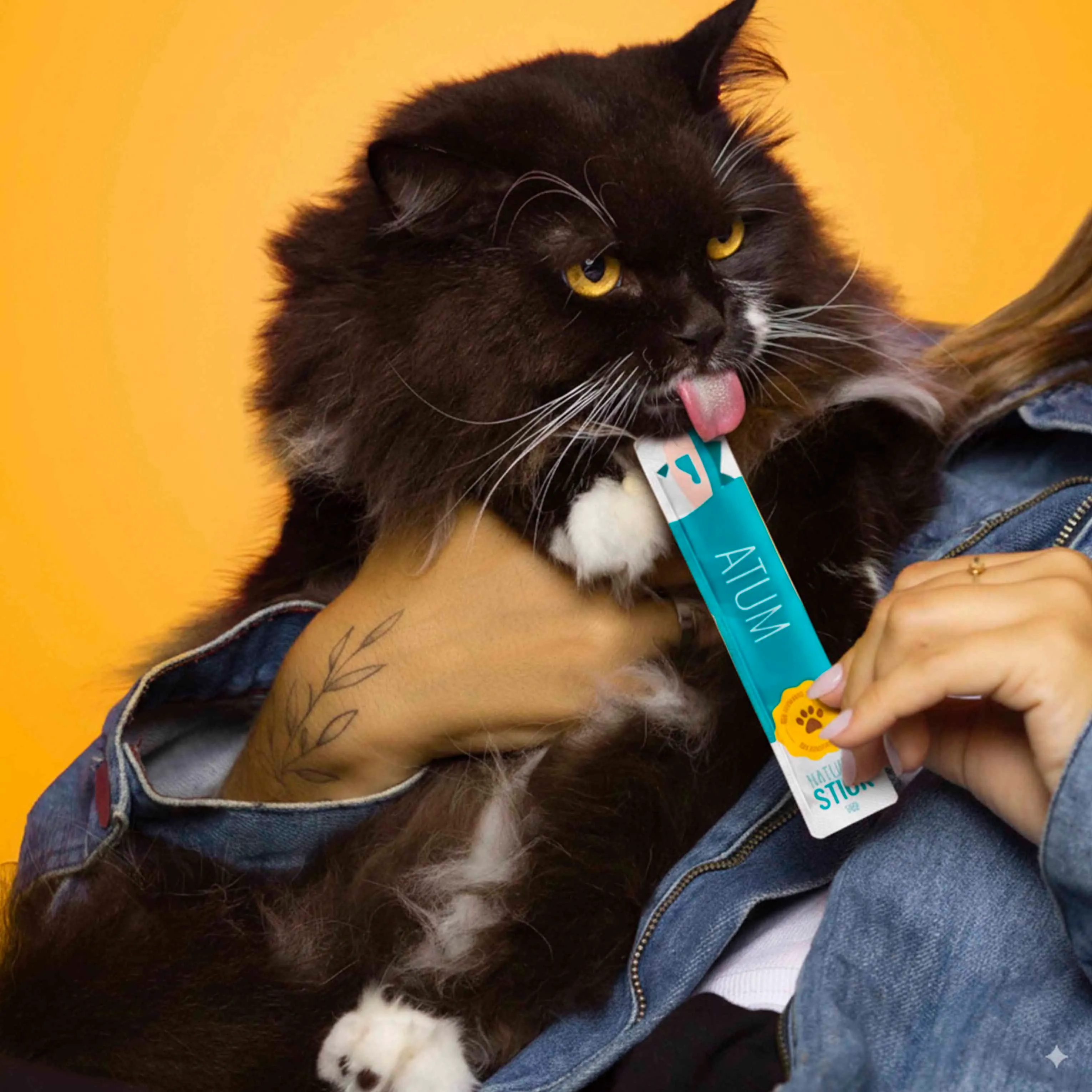 Petisco Coolors Natural Stick para Gatos Sabor Atum Leve 2 e Pague 1