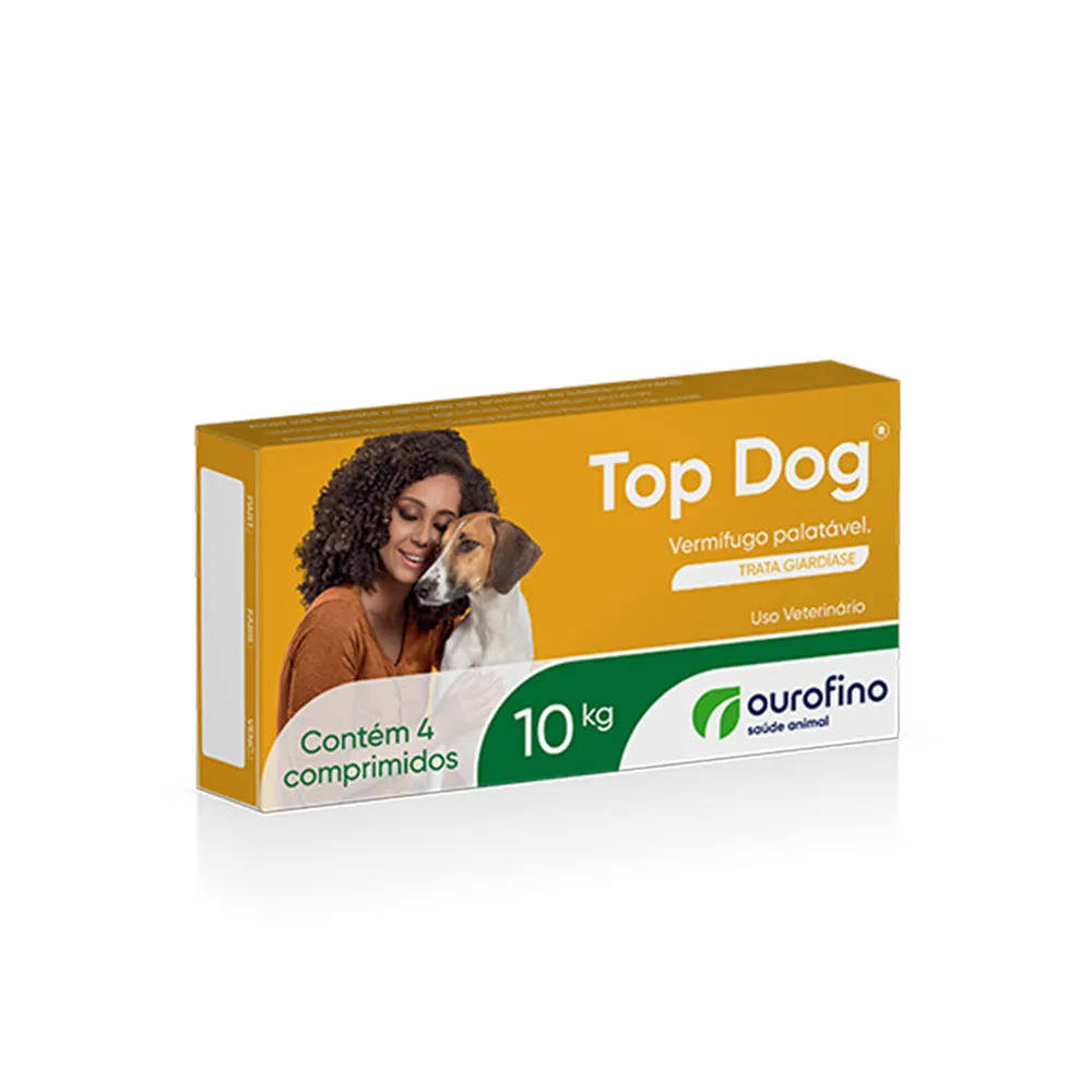 Kit Proteção Completa para Cães Coleira Leevre Pequena+Vermífugo Top Dog 10Kg+WellPet 100mg Ourofino